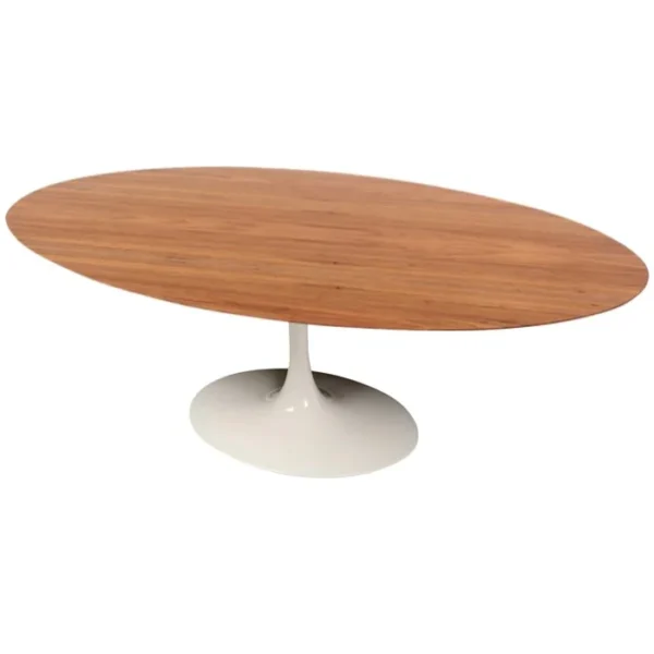 Mesa de Jantar Saarinen Tulipa - Oval - 235x122 cm - Madeira Freijo - Imagem 3