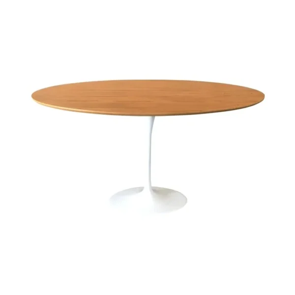 Mesa de Jantar Saarinen Tulipa - Oval - 120x80 cm - Madeira Freijo - Imagem 4