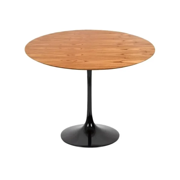Mesa de Jantar Saarinen Tulipa Redonda - 80 cm - Madeira Cinamomo - Imagem 2