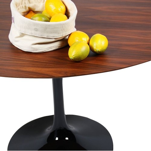 Mesa de Jantar Saarinen Tulipa Redonda - 90 cm - Madeira Pau Ferro - Imagem 7
