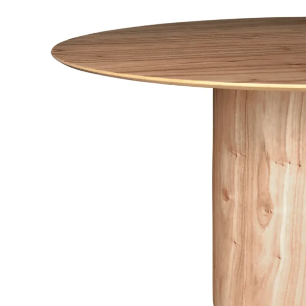 Mesa de Jantar Noêmia Redonda 120 cm em Madeira Cinamomo - Imagem 5