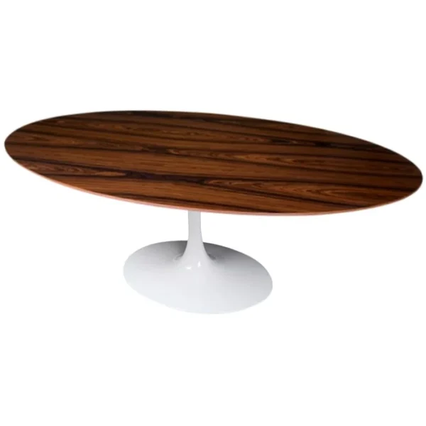 Mesa de Jantar Tulipa Saarinen - Oval - 198x122 cm - Madeira Pau Ferro - Imagem 2