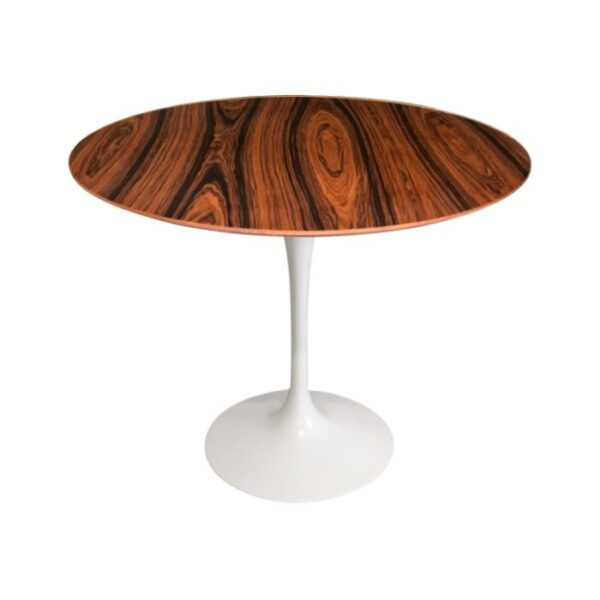 Mesa de Jantar Saarinen Tulipa Redonda - 90 cm - Madeira Pau Ferro
