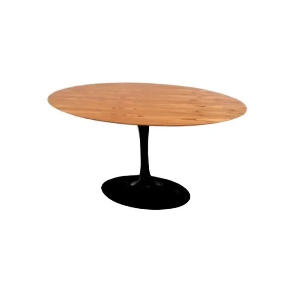 Mesa de Jantar Saarinen Tulipa - Oval - 120x80 cm - Madeira Cinamomo - Imagem 3