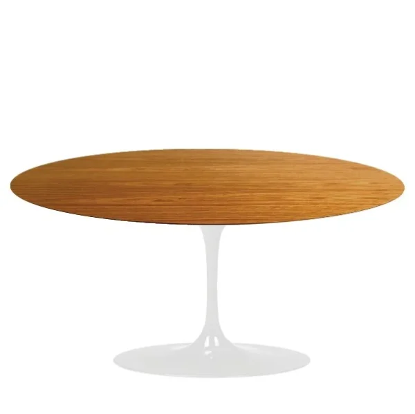 Mesa de Jantar Saarinen Tulipa - Oval - 235x122 cm - Madeira Freijo - Imagem 6