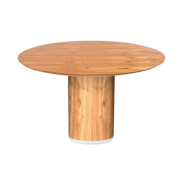 Mesa de Jantar Noêmia Redonda 107 cm em Madeira Cinamomo - Imagem 2