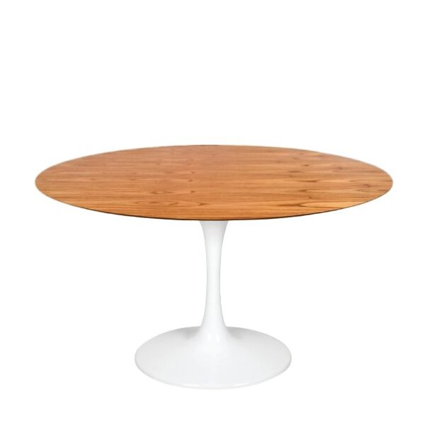 Mesa de Jantar Saarinen Tulipa Redonda - 137 cm - Madeira Cinamomo