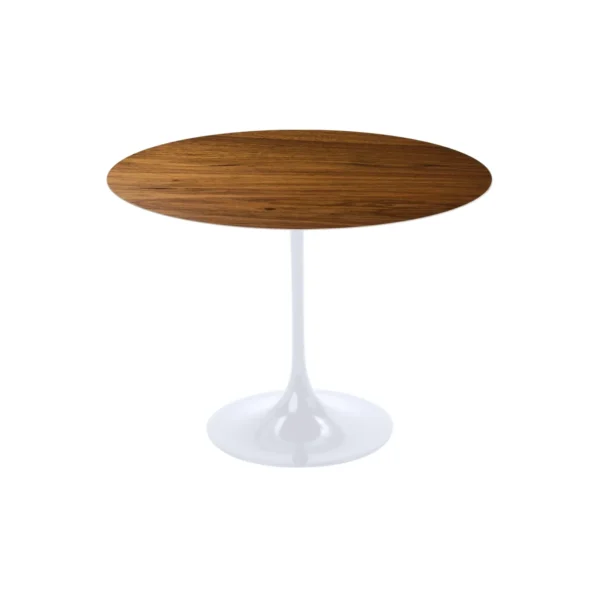 Mesa Lateral Tulipa Saarinen Redonda 50 cm Madeira Freijo