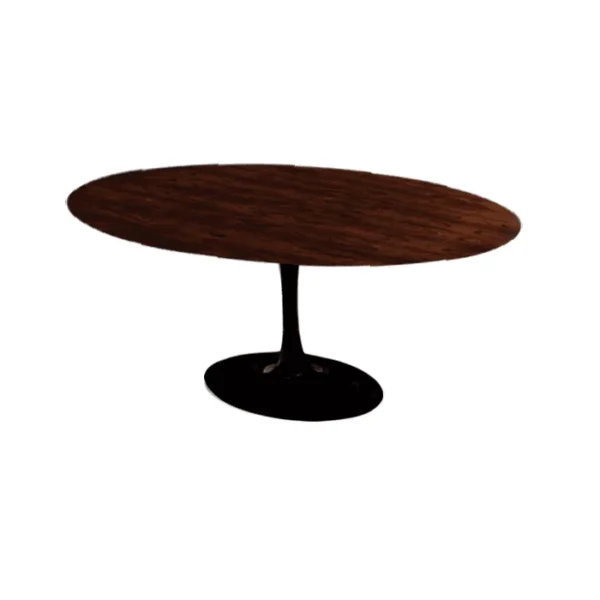 Mesa de Jantar Tulipa Saarinen - Oval - 140x90 cm - Madeira Pau Ferro