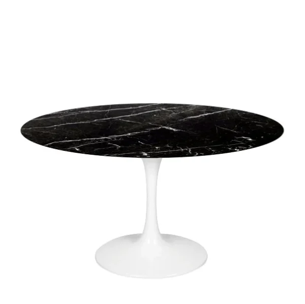 Mesa de Jantar Saarinen Tulipa Redonda - 150 cm - Marmore Nero Marquina - Imagem 2