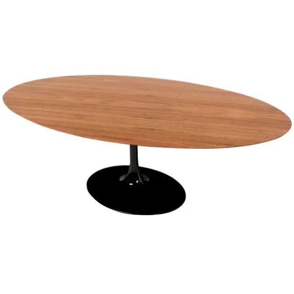 Mesa de Jantar Saarinen Tulipa - Oval - 235x122 cm - Madeira Freijo - Imagem 2