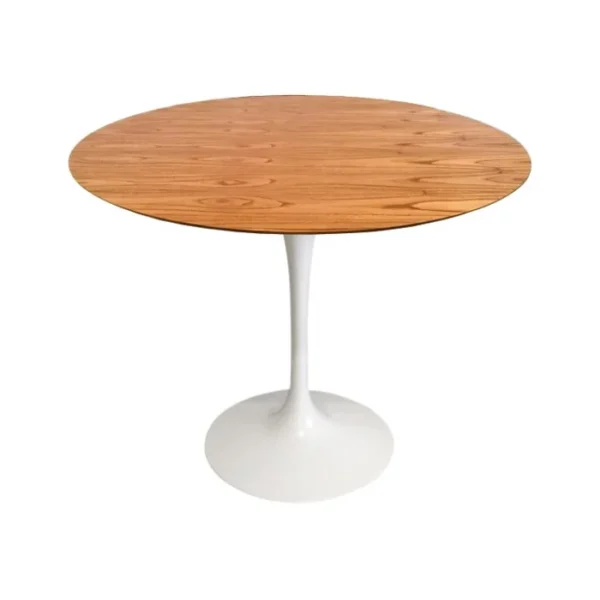 Mesa de Jantar Saarinen Tulipa Redonda - 90 cm - Madeira Cinamomo