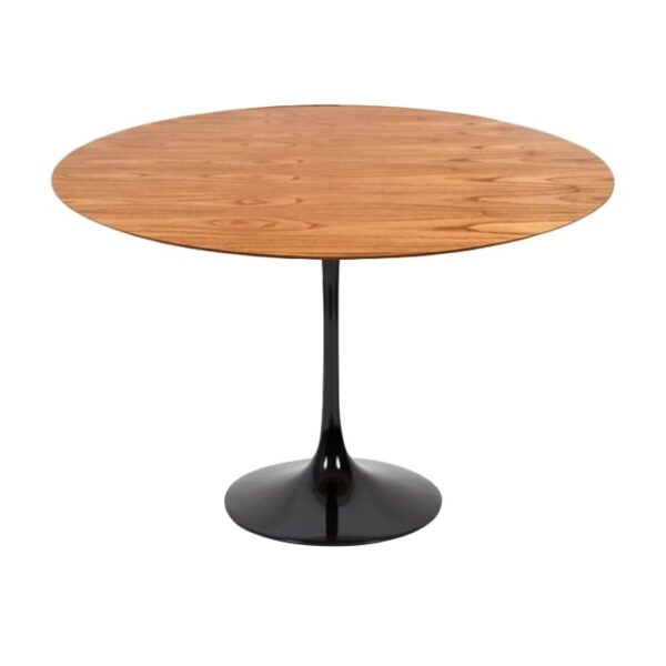 Mesa de Jantar Saarinen Tulipa Redonda - 107 cm - Madeira Cinamomo - Imagem 2