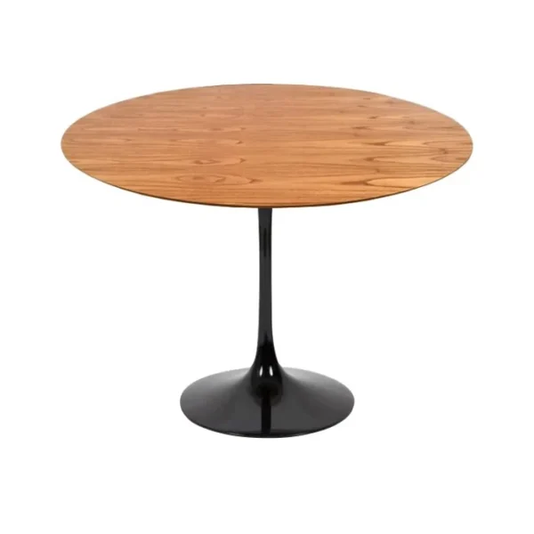 Mesa de Jantar Saarinen Tulipa Redonda - 90 cm - Madeira Cinamomo - Imagem 2