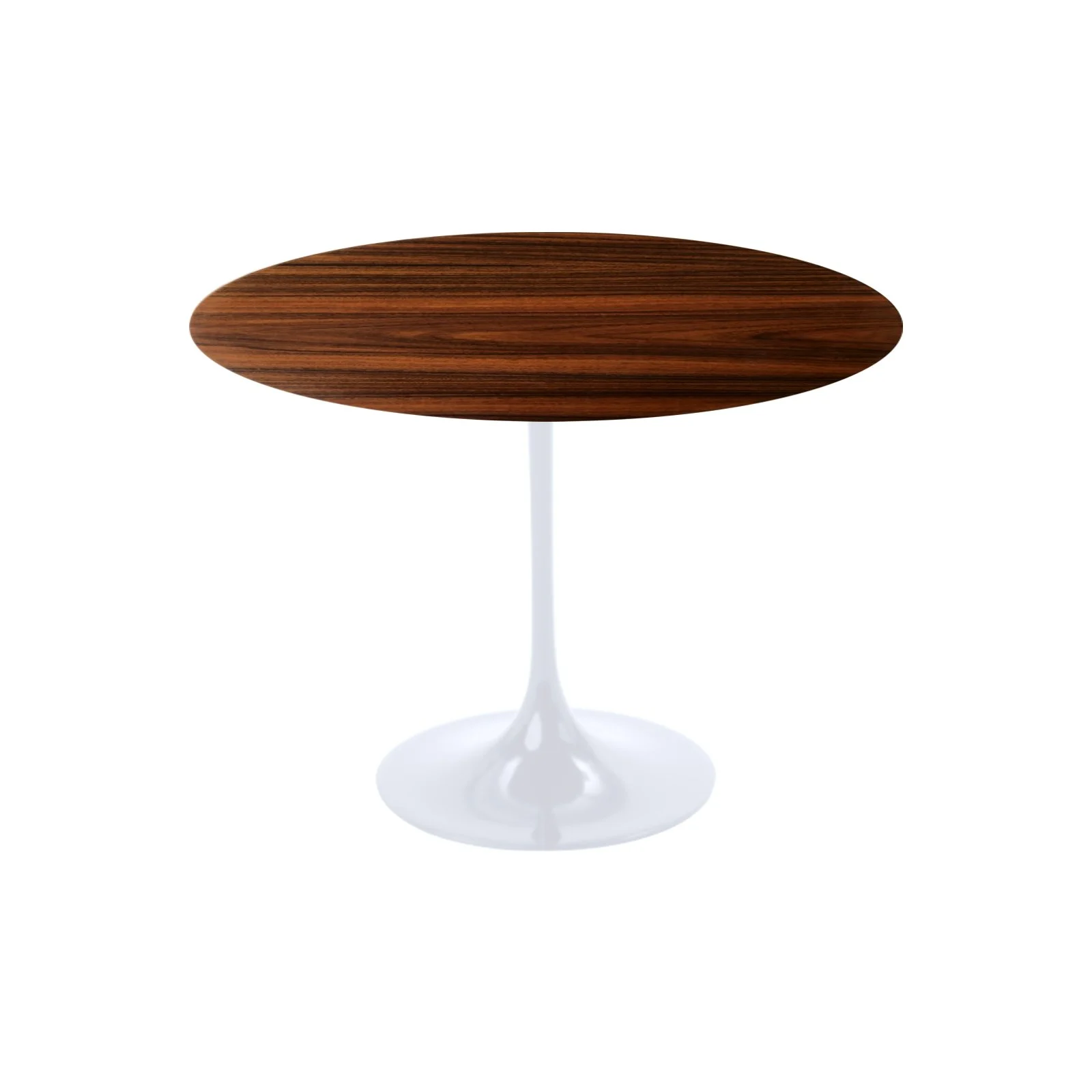 Mesa Lateral Tulipa Saarinen Redonda - 50 cm - Madeira Pau Ferro - Imagem 2