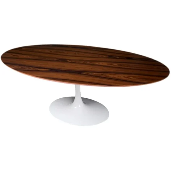 Mesa de Jantar Tulipa Saarinen - Oval - 235x122 cm - Madeira Pau Ferro - Imagem 3