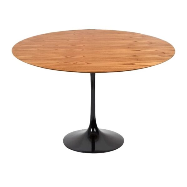 Mesa de Jantar Saarinen Tulipa Redonda - 120 cm - Madeira Cinamomo - Imagem 2