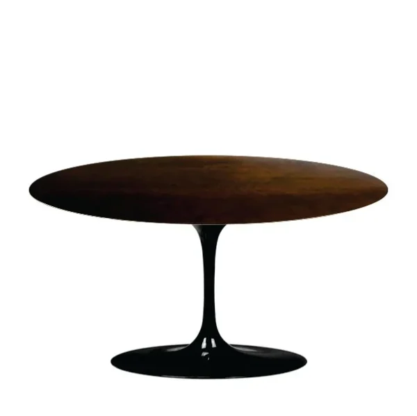 Mesa de Jantar Tulipa Saarinen - Oval - 180x100 cm - Cinamomo Castanho - Imagem 6