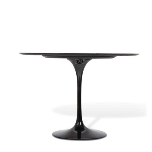 Mesa de Jantar Saarinen Tulipa Redonda - 90 cm - Granito Preto Absoluto - Imagem 2