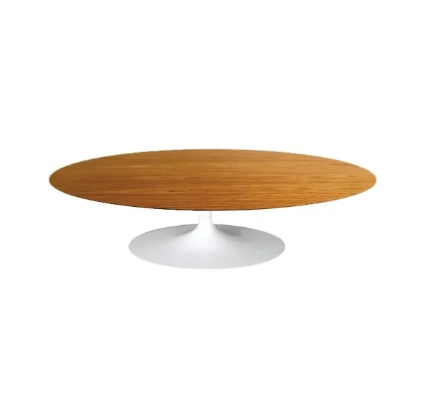 Mesa de Centro Saarinen Tulipa Oval - 137x91 cm - Madeira Freijo