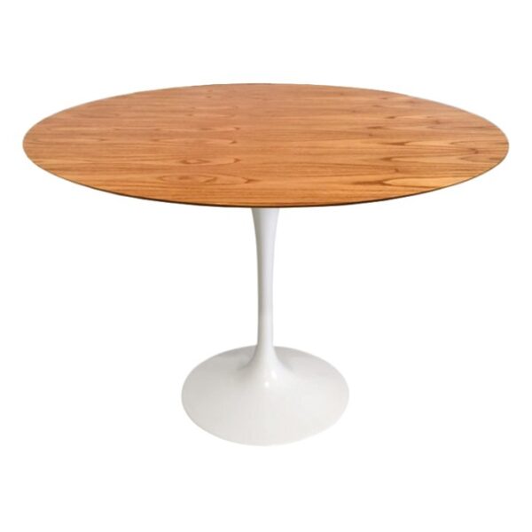 Mesa de Jantar Saarinen Tulipa Redonda - 120 cm - Madeira Cinamomo