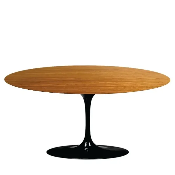 Mesa de Jantar Saarinen Tulipa - Oval - 235x122 cm - Madeira Freijo - Imagem 8