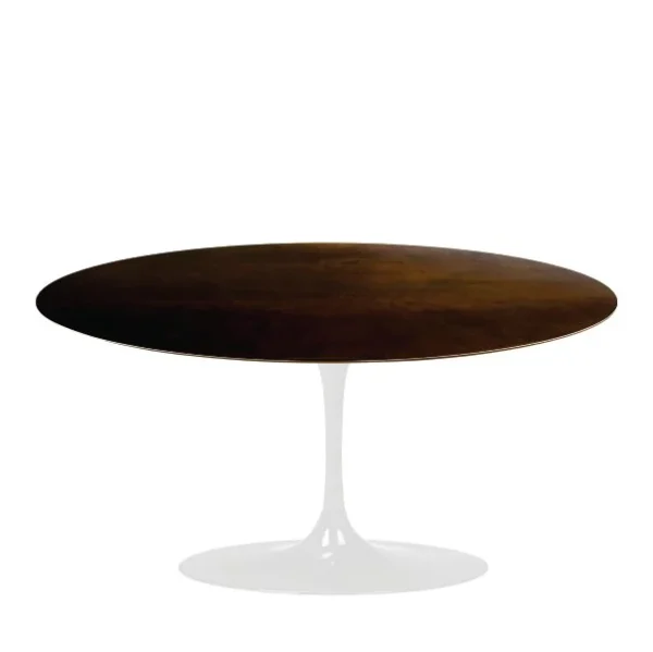 Mesa de Jantar Tulipa Saarinen - Oval - 198x122 cm - Cinamomo Castanho - Imagem 5