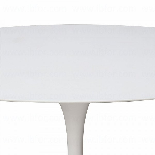 Mesa de Jantar Saarinen Tulipa Redonda - 90 cm - Quartzo Branco Zeus - Imagem 4