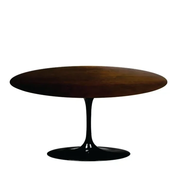 Mesa de Jantar Tulipa Saarinen - Oval - 198x122 cm - Cinamomo Castanho - Imagem 6