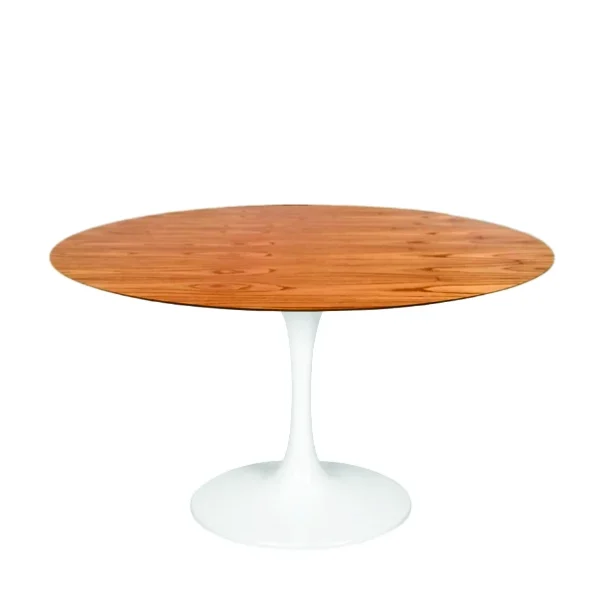 Mesa de Jantar Saarinen Tulipa Redonda - 137 cm - Madeira Cinamomo - Imagem 3