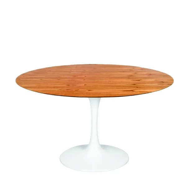 Mesa de Jantar Saarinen Tulipa Redonda - 137 cm - Madeira Cinamomo - Imagem 3