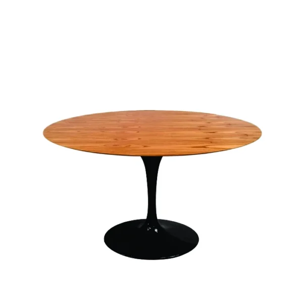 Mesa de Jantar Saarinen Tulipa Redonda - 137 cm - Madeira Cinamomo - Imagem 2