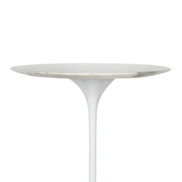 Mesa Lateral Saarinen Tulipa Redonda - 50 cm - Marmore Espirito Santo - Imagem 6