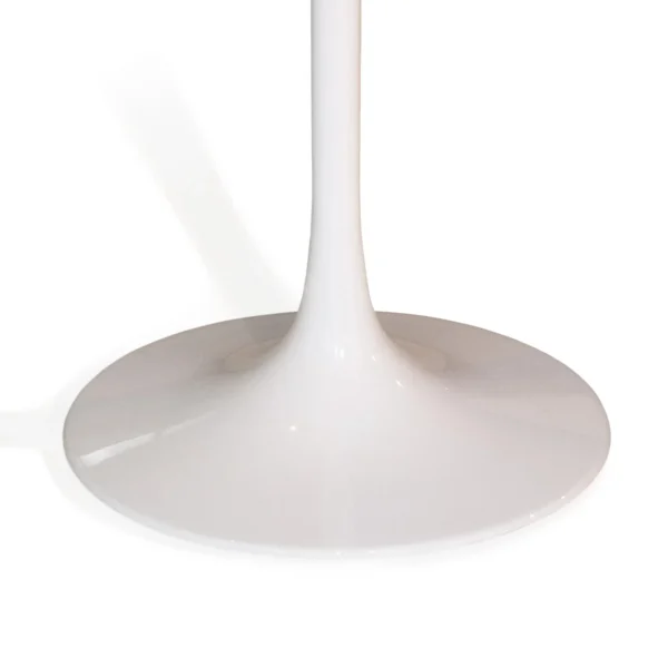 Mesa Lateral Tulipa Saarinen Redonda - 50 cm - Quartzo Branco - Imagem 6