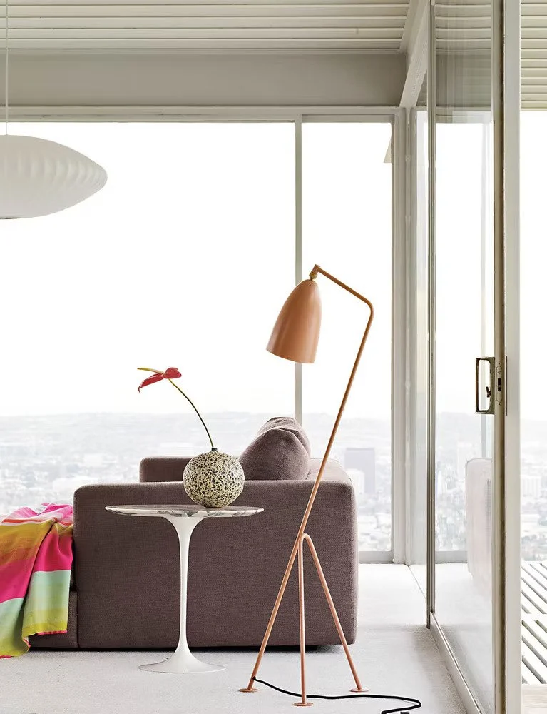 Mesa Lateral Saarinen Tulipa Redonda - 50 cm - Marmore Espirito Santo - Imagem 4