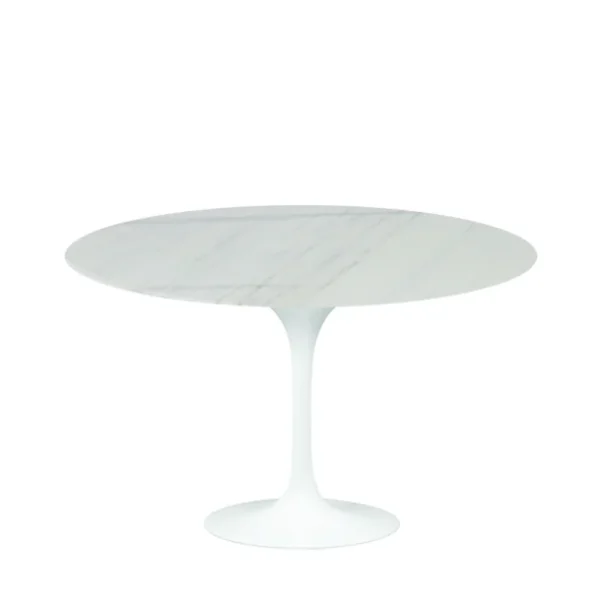 Mesa de Jantar Saarinen Tulipa Redonda - 107 cm - Marmore Espirito Santo