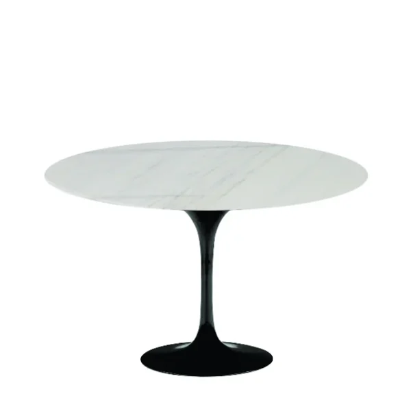 Mesa de Jantar Saarinen Tulipa Redonda - 107 cm - Marmore Espirito Santo - Imagem 4
