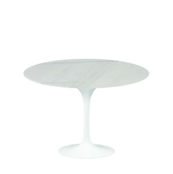 Mesa de Jantar Saarinen Tulipa Redonda - 80 cm - Marmore Espirito Santo