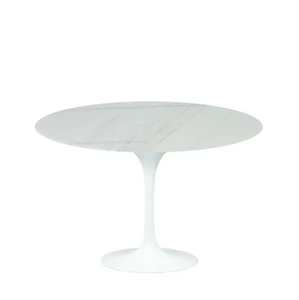 Mesa de Jantar Saarinen Tulipa Redonda - 90 cm - Marmore Espirito Santo