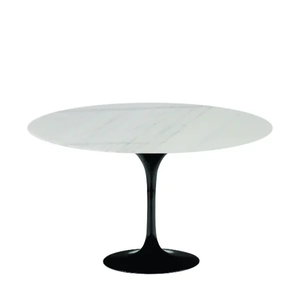 Mesa de Jantar Saarinen Tulipa Redonda - 120 cm - Marmore Espirito Santo - Imagem 4