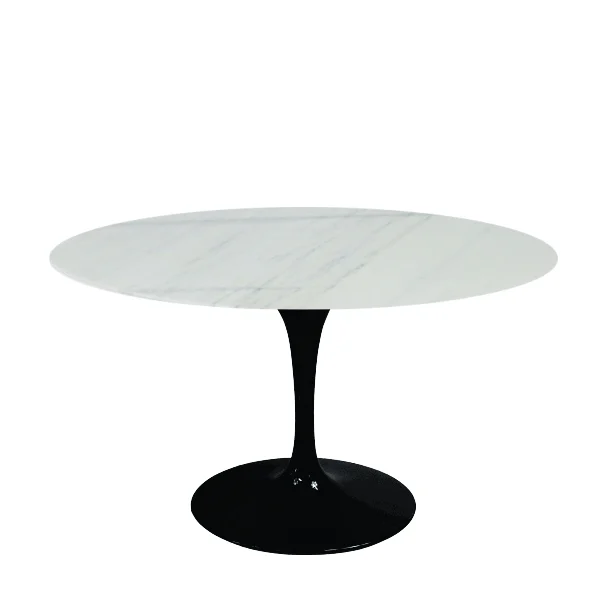 Mesa de Jantar Saarinen Tulipa Redonda - 137 cm - Marmore Espirito Santo - Imagem 2