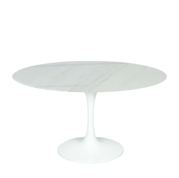 Mesa de Jantar Saarinen Tulipa Redonda - 150 cm - Marmore Espirito Santo