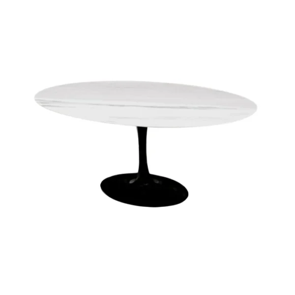 Mesa de Jantar Saarinen Tulipa - Oval - 140x90 cm - Marmore Espirito Santo - Imagem 5