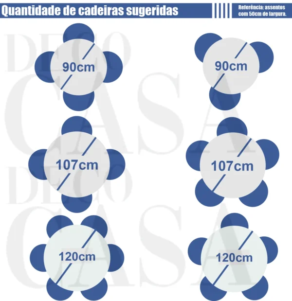 Mesa de Jantar Saarinen Tulipa Redonda - 120 cm - Marmore Espirito Santo - Imagem 10