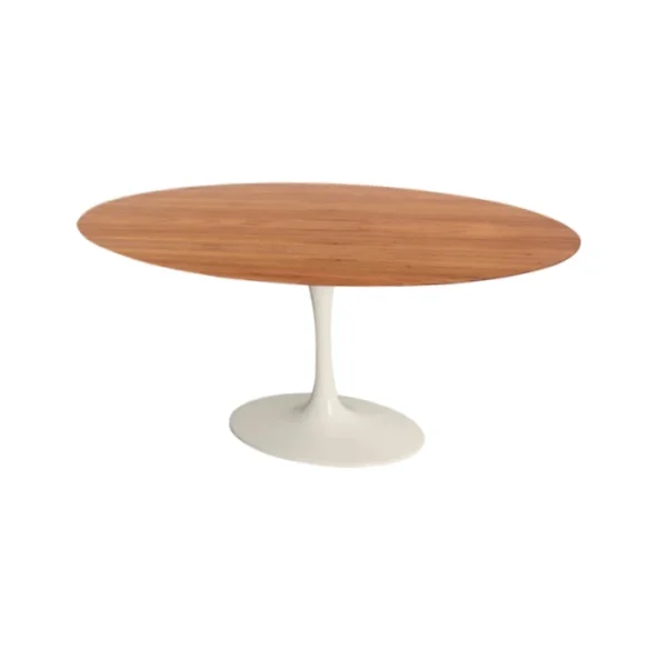 Mesa de Jantar Saarinen Tulipa - Oval - 140x90 cm - Madeira Freijo - Imagem 3