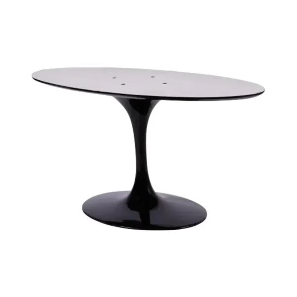 Base de Mesa Saarinen de Jantar Oval em Alumínio - Tampos de 120 x 80 cm até 160 x 90 cm - Imagem 7