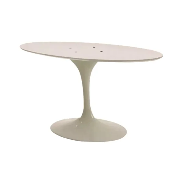 Base de Mesa Saarinen de Jantar Oval em Alumínio - Tampos de 120 x 80 cm até 160 x 90 cm - Imagem 6
