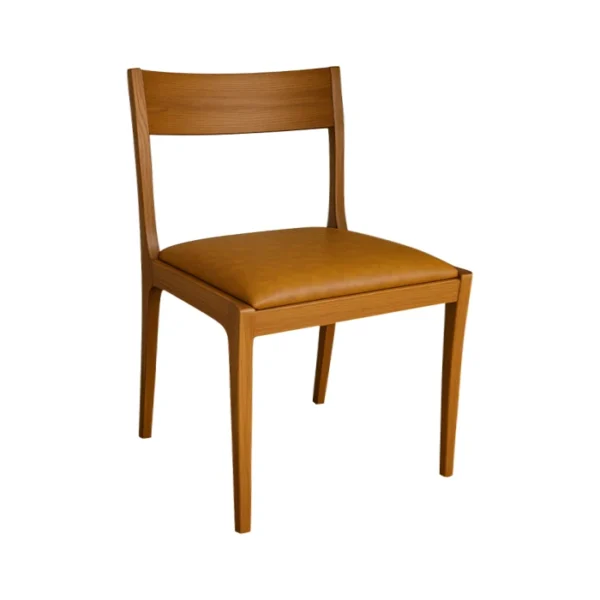 Cadeira de Jantar Yasmin Madeira Natural Tecido Nice 05