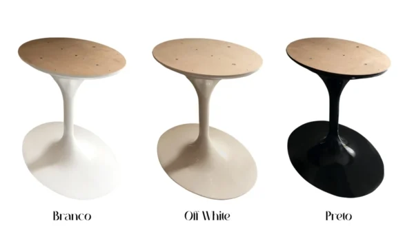 Mesa de Jantar Saarinen Tulipa - Oval - 198x122 cm - Madeira Freijo - Imagem 10