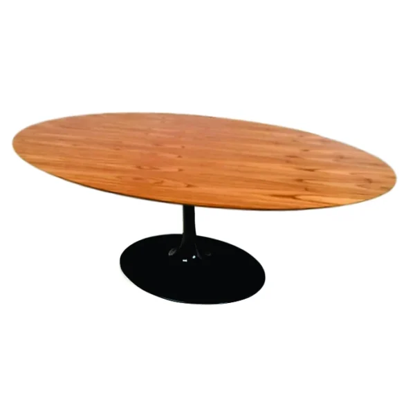 Mesa de Jantar Saarinen Tulipa - Oval - 180x100 cm - Madeira Cinamomo - Imagem 3